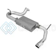 AFE 49-08047-P SCORPION 2-1/2IN ALUM STEEL AXLE-BACK EXHAUST W/POLISHED TIP 07-18 JEEP WRANGLER JK V6-3.6/3.8L