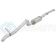 AFE 49-08055 SCORPION 2-1/2IN ALUMINIZED STEEL CAT-BACK EXHAUST 07-18 JEEP WRANGLER (JK) V6 3.6L/3.8L (2/4DR)