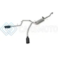 AFE 49-33123-B GEMINI XV 3IN 304 SS CAT-BACK EXHAUST 15-20 FORD F-150 V6 2.7L/3.5 W/ BLACK TIPS