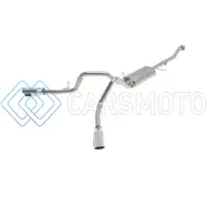 AFE 49-33126-P VULCAN 3IN 304 SS CAT-BACK EXHAUST 2021 FORD F-150 V6 2.7L/3.5L (TT)/V8 5.0L W/ POLISHED TIPS