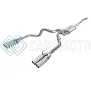 AFE 49-34105-P VULCAN SERIES 3IN 304SS EXHAUST CAT-BACK EXH W/ POL TIPS 2019 GM SILVERADO / SIERRA 1500 V8-5.3L