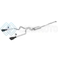 AFE 49-34110-B VULCAN SERIES 3-2.5IN 304SS EXHAUST CAT-BACK W/BLK TIPS 2019 GM SILVERADO/SIERRA 1500 L4-2.7L(T)