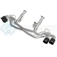 AFE 49-34124NM-B MACH FORCE-XP 304 STAINLESS STEEL CAT-BACK EXHAUST BLACK 2020 CHEVROLET CORVETTE C8