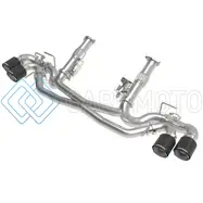 AFE 49-34124NM-C MACH FORCE-XP 304 STAINLESS STEEL CAT-BACK EXHAUST CARBON 2020 CHEVROLET CORVETTE C8