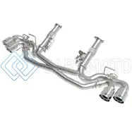 AFE 49-34124NM-P MACH FORCE-XP 304 STAINLESS STEEL CAT-BACK EXHAUST POLISHED 2020 CHEVROLET CORVETTE C8