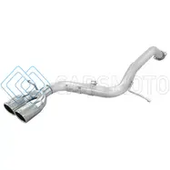 AFE 49-36018 TAKEDA EXHAUST AXLE-BACK 08-14 SCION XB L4 2.4L 304SS POLISHED DUAL TIPS EXHAUST