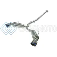 AFE 49-36023-L TAKEDA EXHAUST AXLE-BACK 13-15 SCION FRS / SUBARU BRZ 304SS BLUE FLAME DUAL TIPS EXHAUST