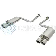 AFE 49-36037-P TAKEDA 16-17 LEXUS RC 200T 2.0L (T) 2IN. SS AXLE-BACK EXHAUST SYSTEM W/POLISHED TIPS