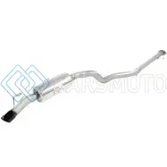 AFE 49-36109-B TAKEDA EXHAUST CAT-BACK 304 STAINLESS STEEL 11-14 NISSAN JUKE L4 1.6L (T) BLACK TIP