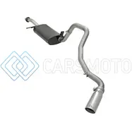 AFE 49-36121-P MACHFORCE XP EXHAUST CAT-BACK SS-304 97-16 NISSAN PATROL (Y61) I6-4.8L W/ POLISHED TIPS