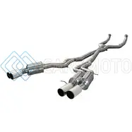 AFE 49-36317-P MACHFORCE XP EXHAUST 304SS CAT-BACK W/ POLISHED TIPS 12-13 BMW M5 (F10) V8 4.4L (TT)