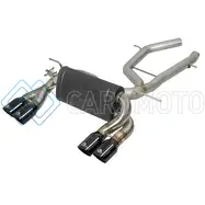 AFE 49-36338-B MACH FORCE-XP 2-1/2IN SS AXLE BACK EXHAUST W/BLACK TIPS 15+ BMW M3/M4 (F80/F82) L6 3.0L (TT) S55