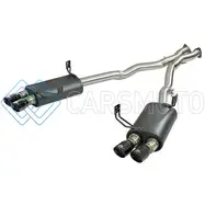 AFE 49-36339-B MACH FORCE-XP 2-1/2IN 304 SS CAT-BACK EXHAUST W/ BLACK TIPS 05-08 BMW Z4 M COUPE (E86) L6 3.2L