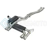AFE 49-36344-P MACH FORCE-XP 2.5IN 304 SS CAT-BACK EXHAUST W/ POLISHED TIPS 01-06 BMW M3
