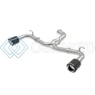 AFE 49-36421-C 18-20 VW GTI (MK7.5) 2.0L MACH FORCE-XP 3IN TO 2.5IN 304 SS AXLE-BACK EXHAUST SYSTEM- CARB. TIPS