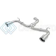 AFE 49-36421-P 18-20 VW GTI (MK7.5) 2.0L MACH FORCE-XP 3IN TO 2.5IN 304 SS AXLE-BACK EXHAUST SYSTEM- POL. TIPS