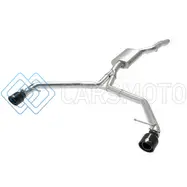 AFE 49-36437-B MACH FORCE-XP 13-16 AUDI ALLROAD L4 SS AXLE-BACK EXHAUST W/ BLACK TIPS