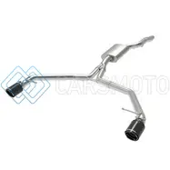 AFE 49-36437-C MACH FORCE-XP 13-16 AUDI ALLROAD L4 SS AXLE-BACK EXHAUST W/ CARBON TIPS