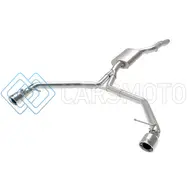 AFE 49-36437-P MACH FORCE-XP 13-16 AUDI ALLROAD L4 SS AXLE-BACK EXHAUST W/ POLISHED TIPS