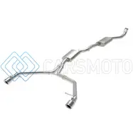 AFE 49-36438-P MACH FORCE-XP 13-16 AUDI ALLROAD L4 SS CAT-BACK EXHAUST W/ POLISHED TIPS