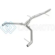 AFE 49-36445 20-21 AUDI A4 L4-2.0L (T) MACH FORCE-XP 3IN TO 2-1/2IN 304 SS AXLE-BACK EXHAUST SYSTEM