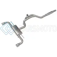 AFE 49-36451-P GEMINI XV 3IN TO 2 1/2IN 304 SS CAT-BACK EXHAUST 22-23 VOLKSWAGEN GTI (MK8) 2.0L W/POLISHED TIPS