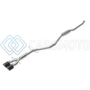 AFE 49-36619-C TAKEDA 2.5IN 304SS CAT-BACK EXHAUST SYSTEM W/ CARBON TIPS 17-20 HONDA CIVIC SI SEDAN I4 1.5L