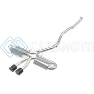 AFE 49-36621-1C TAKEDA 3IN 304 SS CAT-BACK EXHAUST SYSTEM W/ CARBON TIPS 2017+ HONDA CIVIC SI (4DR) I4 1.5L (T)