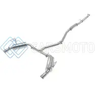 AFE 49-36628-P POWER TAKEDA 2022 HONDA CIVIC STAINLESS STEEL CAT-BACK EXHAUST SYSTEM W/ POLISHED TIP