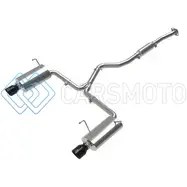 AFE 49-36804-B SUBARU FORESTER XT 14-18 H4-2.5L (T) TAKEDA 2-1/2IN TO 2-1/4IN 304 SS CAT-BACK- BLACK TIP
