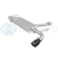 AFE 49-37017-B TAKEDA 2.5IN 304 SS AXLE-BACK EXHAUST W/ BLACK TIPS 18-22 HYUNDAI KONA L4-1.6L (T) AWD