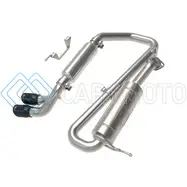 AFE 49-37020-B 18-21 SUZUKI JIMNY TAKEDA 2-1/4IN. 304 SS CAT-BACK EXHAUST W/ BLK TIP