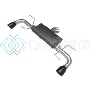 AFE 49-37021-B TAKEDA 17-21 MAZDA CX-5 2.5L (T) 2.5IN. SS AXLE-BACK EXHAUST SYSTEM W/BLACK TIPS
