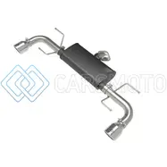 AFE 49-37021-P TAKEDA 17-21 MAZDA CX-5 2.5L (T) 2.5IN. SS AXLE-BACK EXHAUST SYSTEM W/POLISHED TIPS