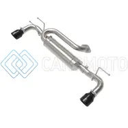 AFE 49-37023-B 19-22 MAZDA 3 L4 2.5L TAKEDA 3IN TO 2-1/2IN 304 STAINLESS STEEL AXLE-BACK EXHAUST W/ BLACK TIP