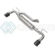 AFE 49-37023-C 19-22 MAZDA 3 L4 2.5L TAKEDA 3IN TO 2-1/2IN 304 SS AXLE-BACK EXHAUST W/ CARBON FIBER TIP