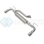 AFE 49-37023-P 19-22 MAZDA 3 L4 2.5L TAKEDA 3IN TO 2-1/2IN 304 STAINLESS STEEL AXLE-BACK EXHAUST W/POLISHED TIP