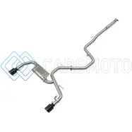 AFE 49-37028-B TAKEDA HYUNDAI ELANTRA N 22-23 L4-2.0L (T) 3IN 304 SS CAT-BACK EXHAUST W/ BLACK TIPS