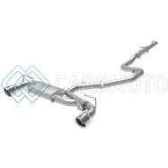 AFE 49-37030-P HYUNDAI VELOSTER N 21-22 L4-2.0L (T) TAKEDA CAT-BACK EXHAUST SYSTEM- POLISHED TIPS