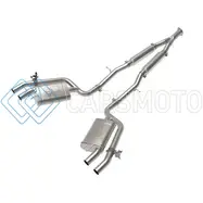 AFE 49-37034 GEMINI XV 3IN TO DUAL 2-1/2IN 304 SS CAT-BACK EXHAUST W/ CUT-OUT 18-21 KIA STINGER L4-2.0L (T)