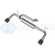 AFE 49-37036-C 2023+ MAZDA CX-50 TAKEDA 2.5IN 304 SS AXLE-BACK EXHAUST SYSTEM W/ CARBON FIBER TIPS