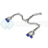 AFE 49-37039-L 22-24 KIA FORTE GT 1.6L 3IN-2.5IN 304 STAINLESS STEEL AXLE-BACK EXHAUST W/ BLUE FLAME TIPS