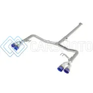 AFE 49-37043-L TAKEDA 21-24 KIA K5 GT L4-2.5L (T) SS AXLE-BACK EXHAUST SYSTEM W/ BLUE FLAME TIPS