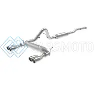 AFE 49-38087-P VULCAN SERIES 2.5IN 304SS CAT-BACK EXHAUST 07-18 JEEP WRANGLER (JK) V6-3.6/3.8L W/ POLISHED TIPS