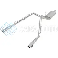 AFE 49-42074-P APOLLO GT SERIES 3 IN 409 STAINLESS STEEL CAT-BACK EXHAUST SYSTEM W/ POLISH TIP V8-5.7L HEMI