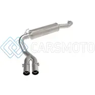 AFE 49-42082-P POWER REBEL SERIES 3.5IN SS CAT BACK EXHAUST W/POL TIPS 19-21 RAM V8-6.4L HEMI