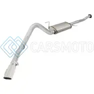 AFE 49-43068-P MACHFORCE XP SS EXHAUST 3IN TO 3.5IN CAT-BACK W/ POLISHED TIP 15 FORD F-150 ECOBOOST V6 2.7/3.5L