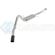 AFE 49-43125-B APOLLO GT 3IN 409 SS CAT-BACK EXHAUST 2021 FORD F-150 V6 2.7L/3.5L (TT)/V8 5.0L W/ BLACK TIPS