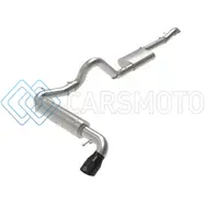 AFE 49-43136-B APOLLO GT 3IN 409 SS CAT-BACK EXHAUST 2021 FORD BRONCO L4-2.3L (T)/V6-2.7L (TT) W/ BLACK TIP