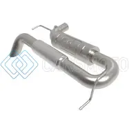 AFE 49-43147 21-24 FORD BRONCO APOLLO GT SERIES 3 IN 409 STAINLESS STEEL HI-TUCK AXLE-BACK EXHAUST
